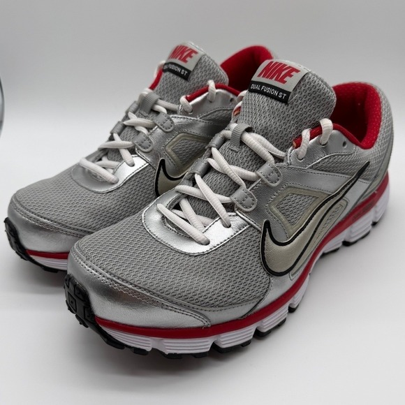 Nike Other - NIKE Dual Fusion ST Men's Size 11 1/2 Stability Red Gray 0058 Gently Used 0058